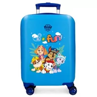 Walizki - Psi Patrol Paw Patrol So Fun Walizka kabinowa niebieska 33 x 50 x 20 cm sztywny ABS zamek szyfrowy z boku 28,4 l 2 kg 4 koła podwójny bagaż ręczny, Niebieski, walizka kabinowa - miniaturka - grafika 1
