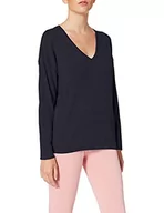 Swetry damskie - ICHI Sweter damski, niebieski (Total Eclipse 14044), XL - miniaturka - grafika 1