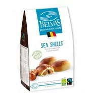 Czekolada - BELVAS BELGIJSKIE CZEKOLADKI BIAŁE Z NADZIENIEM ORZECHOWYM SEA SHELLS BEZGLUTENOWE FAIR TRADE BIO 100 g - BELVAS - miniaturka - grafika 1