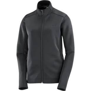 BLUZA DAMSKA SALOMON OUTLINE WARM FZ W C22940 - Bluzy sportowe damskie - miniaturka - grafika 1