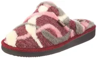 Kapcie damskie - Manitu Home 320207 kapcie damskie, czerwony - czerwony bordowy - 36 EU - miniaturka - grafika 1