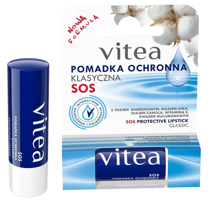 Vitea Pomadka ochronna SOS Klasyczna 4,9 g