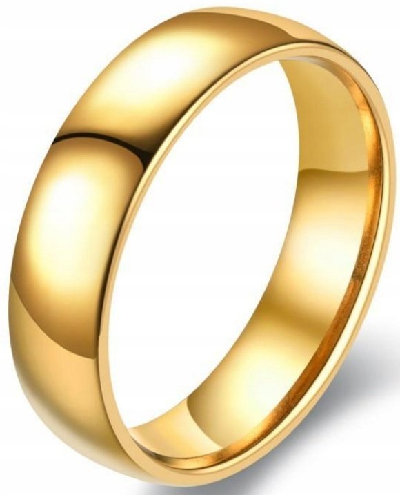 Złota Obrączka Pierścionek Pierścień Gold Ring
