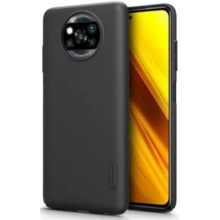 Nillkin Etui Frosted Shield do Xiaomi Poco X3 Nfc Czarny - Etui i futerały do telefonów - miniaturka - grafika 1