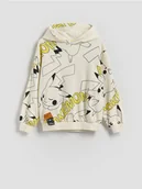 Bluzy dla chłopców - Reserved - Bluza oversize Pokémon - złamana biel - miniaturka - grafika 1