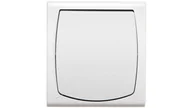 Wyłączniki światła i elektryczne - Ospel Łącznik jednobiegunowy Madera BIAŁY ŁNH-1N/00 - miniaturka - grafika 1