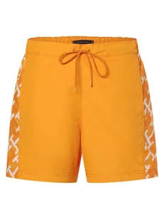 Tommy Hilfiger Męskie spodenki kąpielowe Mężczyźni pomarańczowy jednolity, M - Spodenki męskie - miniaturka - grafika 1