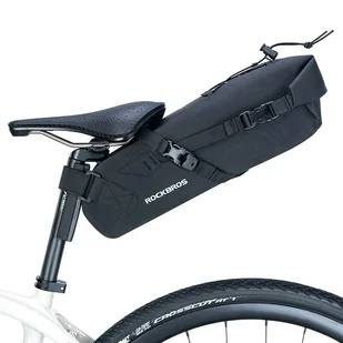 Torba rowerowa pod siodełko z regulacją wielokości 3L - czarna ROCKBROS - Sakwy rowerowe - miniaturka - grafika 1