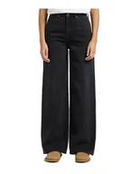Spodnie damskie - Lee Jeansy 112363522 Czarny Relaxed Fit - miniaturka - grafika 1