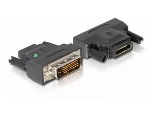 Delock adapter HDMI(F)->DVI-D(24+1) Dual Link (M) 65024 - Adaptery i przejściówki - miniaturka - grafika 2