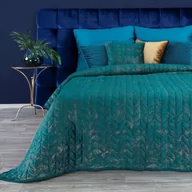 Narzuty - Euro Firany Narzuta Pikowana Velvet Agata Tur + Złot 170x210 Narzuta Pikowana Velvet Agata Tur + Złot 170x210 - miniaturka - grafika 1