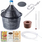 Domowy wyrób alkoholu - BALON DAMA NA WINO GĄSIOR 54L + KOREK RURKA FERMENTACYJNA ZESTAW WINIARSKI - miniaturka - grafika 1