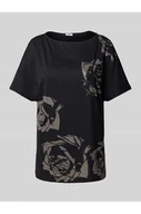 Koszulki i topy damskie - T-shirt z kwiatowym wzorem - Esprit - miniaturka - grafika 1