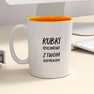 Kubki - Firmowy kubek reklamowy - CLASSIC z kolorowym wnętrzem - miniaturka - grafika 1
