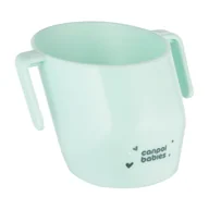 Kubki dla dzieci - Canpol Babies, sprytny kubek do nauki picia, otwarty, turkusowy, 1 sztuka - miniaturka - grafika 1