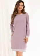 Piżamy damskie - KOSZULA REGINA DAMSKA 159 FIOLET (kolor fiolet, rozmiar XL) - miniaturka - grafika 1