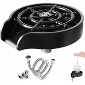 Zmywarki - Płuczka do szkła w zlewie, zmywarka do szkła ze stali nierdzewnej z przyłączem T i wężem 80 cm, automatyczna zmywarka do szkła - miniaturka - grafika 1