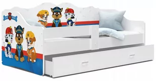 ﻿Łóżko dziecięce 160x80 szuflada + materac NELI - Łóżka dla dzieci i młodzieży - miniaturka - grafika 1