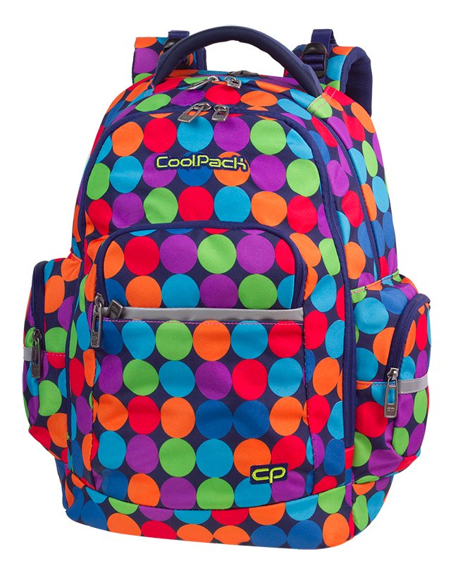 Plecak szkolny wielokomorowy CoolPack wielokolorowy 28 l