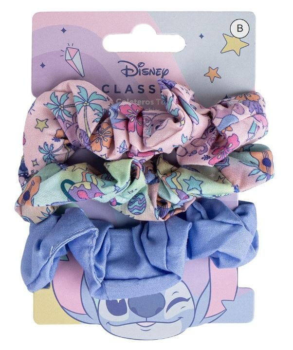 Gumki Stich frotki scrunchies Lilo I Stitch zestaw 3 szt