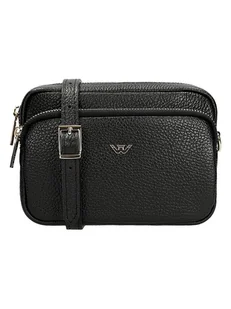 Wojas Skórzana torebka w kolorze czarnym - 18 x 13 x 6,5 cm - Torebki damskie - miniaturka - grafika 1