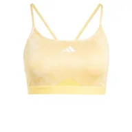 Biustonosze - adidas Damski biustonosz sportowy Aeroreact Train Essentials Light Support Tie-dye Flower Print - miniaturka - grafika 1
