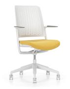 Fotele i krzesła biurowe - Obrotowe krzesło biurowe WithMe tapicerowane - miniaturka - grafika 1
