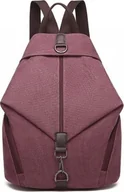 Plecaki worki - Accessorize Me Różowy Plecak Damski Worek Płócienny Havani - miniaturka - grafika 1