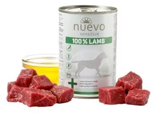 Nuevo SENSITIVE LAMB 100% 400g karma w puszce dla psa jagnięcina Super-Premium - Mokra karma dla psów - miniaturka - grafika 1
