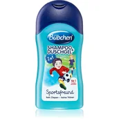 Kosmetyki kąpielowe dla dzieci - Bübchen Kids Shampoo & Shower II szampon i żel pod prysznic 2w1 opakowanie podróżne Sport´n Fun 50 ml - miniaturka - grafika 1