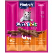 Vitakraft Vitakraft Kabanosy Cat Stick Mini indyk z jagnięciną dla kota 3x18g 43151-uniw