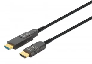 Manhattan 355537 kabel HDMI 50 m HDMI Typu A (Standard) HDMI Typu D (Micro) Czarny - Kable - miniaturka - grafika 1