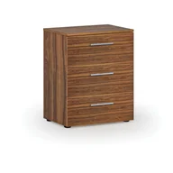 Szafki biurowe - Komoda biurowa do biurka PRIMO WOOD, 740 x 600 x 420 mm, orzech - miniaturka - grafika 1