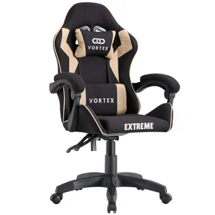 Fotel Gamingowy dla Gracza Extreme Vortex Beige z tkaniny - Fotele gamingowe - miniaturka - grafika 1
