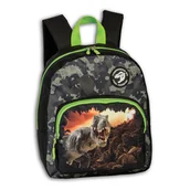 Plecaki - Fabrizio daycare plecak dinozaur poliester czarny rekreacyjny Rex ORI204S - miniaturka - grafika 1