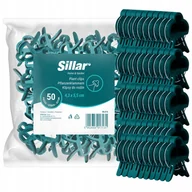 Agrowłókniny - Klipsy do mocowania roślin zapinki do łodyg pędów 4,3x5,5cm 50szt - miniaturka - grafika 1