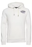 Bluzy męskie - Superdry Męska bluza z kapturem, Ecru, S - miniaturka - grafika 1
