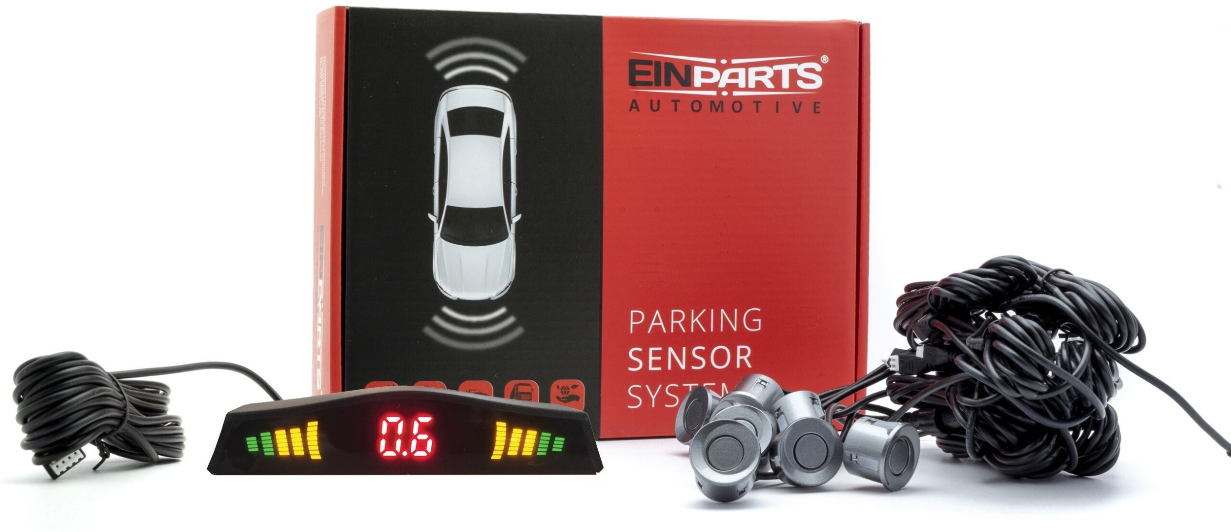 Einparts Automotive EINPARTS CZUJNIKI PARKOWANIA EPP8300 SZARY DO SAMOCHODÓW NO 3 FLUSH MOUNT