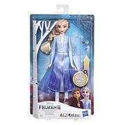 Lalki dla dziewczynek - Hasbro Lalka Kraina Lodu 2 Frozen 2) Magiczna podświetlana suknia Elsa - miniaturka - grafika 1