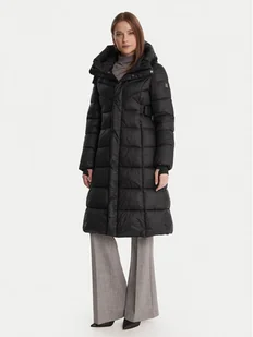 Fracomina Płaszcz zimowy FS25WC3001O42301 Czarny Regular Fit - Płaszcze damskie - miniaturka - grafika 1