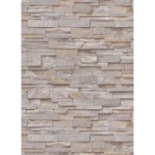 Tapety - Tapeta papierowa KAMIEŃ brązowy - miniaturka - grafika 1