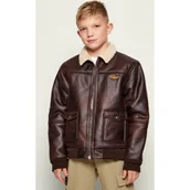 Kurtki i płaszcze dla chłopców - Aeronautica Militare Kurtka MONTONE | Relaxed fit | shearling - miniaturka - grafika 1