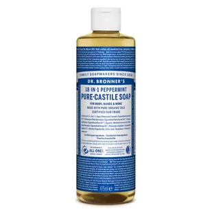 DR. BRONNER'S Mydło w Płynie 18w1 Miętowe, Dr. Bronners, 475 ml - Kosmetyki do kąpieli - miniaturka - grafika 1