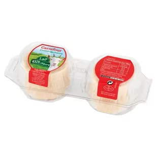 Carrefour Serek z mleka koziego 120 g (2 sztuki) - Sery - miniaturka - grafika 1