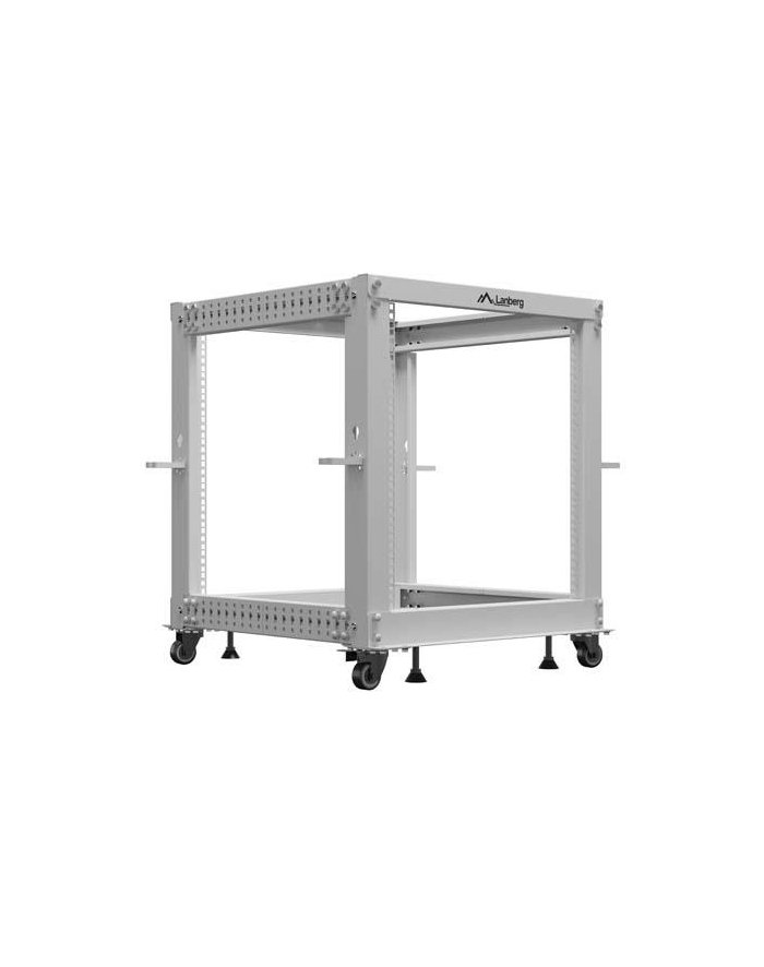 LANBERG Open rack 19inch 12U 600X600-1100 adjustable grey