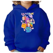 Bluzy dla dziewczynek - BLUZA DZIECIĘCA K-POPOWE ŁOWCZYNIE DEMONÓW HUNTRIX 134-140 Z KAPTUREM - miniaturka - grafika 1