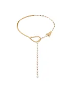 Naszyjniki - Patrizia Pepe Naszyjnik 2J2514/M056-FE35 Złoty - miniaturka - grafika 1