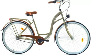 Dallas Bike City 3spd 28 cali Cappucino z brązem - Rowery - miniaturka - grafika 1