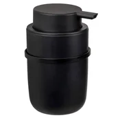 Mydelniczki i dozowniki mydła - Czarny samoprzylepny plastikowy dozownik do mydła 0,25 l Carpino – Wenko - miniaturka - grafika 1