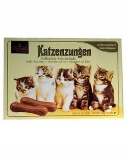 Czekoladki Kocie Języczki z Niemiec - Bombonierki i czekoladki - miniaturka - grafika 1
